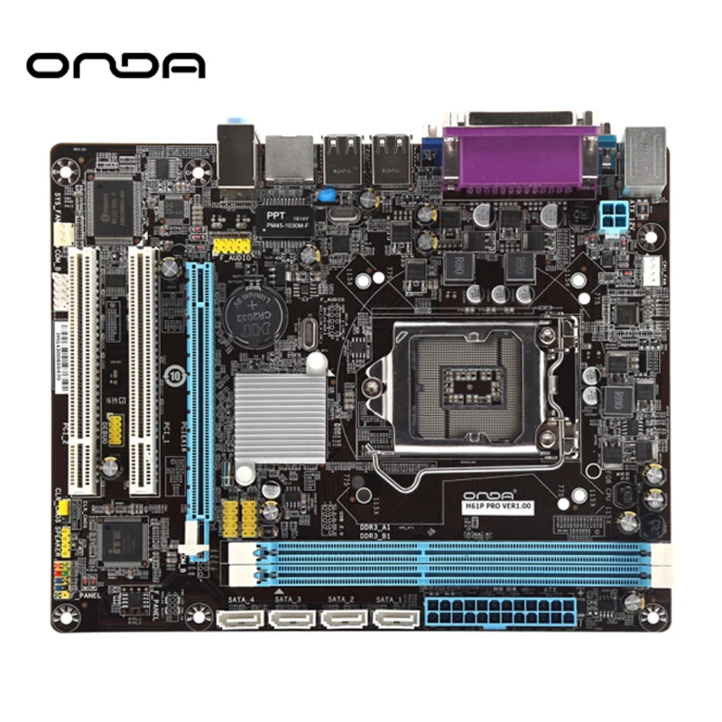 Onda H61P PRO Материнская плата LGA 1155 DDR3 ПАМЯТЬ 16 Гб SATA VGA Intel H61 процессор ddr3