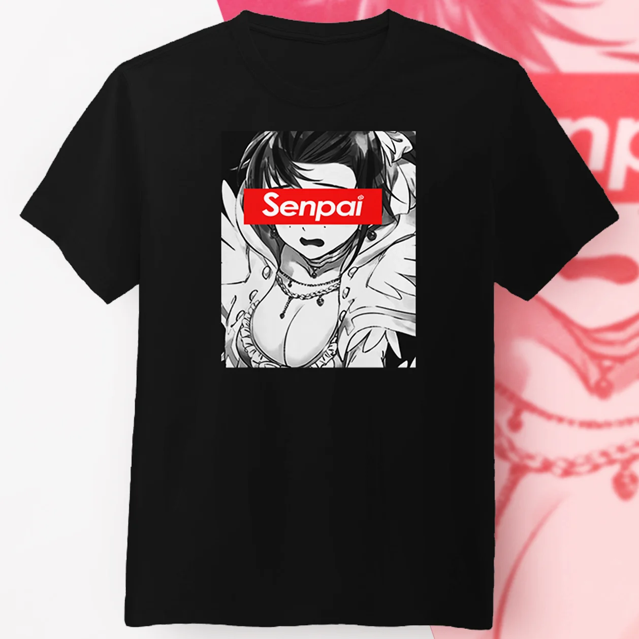 Senpai Streetwear T Shirt Gift for Men & Women Otakus Soft Japanese