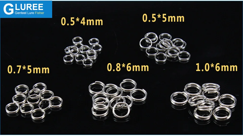 GLUREE-Double-Split-Rings-Set-Stainless-Steel-Ring-Fishing-Hook-Lure-Connectors-Set-With-Box-Mixed-Size-Fishing-Tackle_08