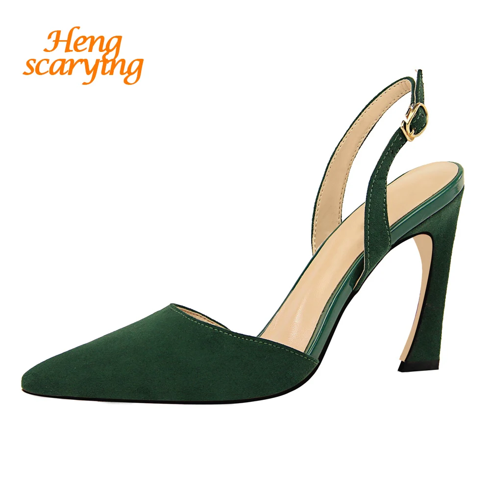 beautiful green heels