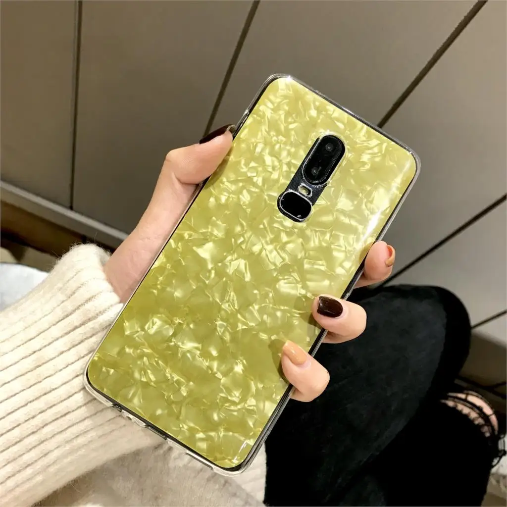 Case For font b OnePlus b font 6T font b 7 b font 5T Cover Marble