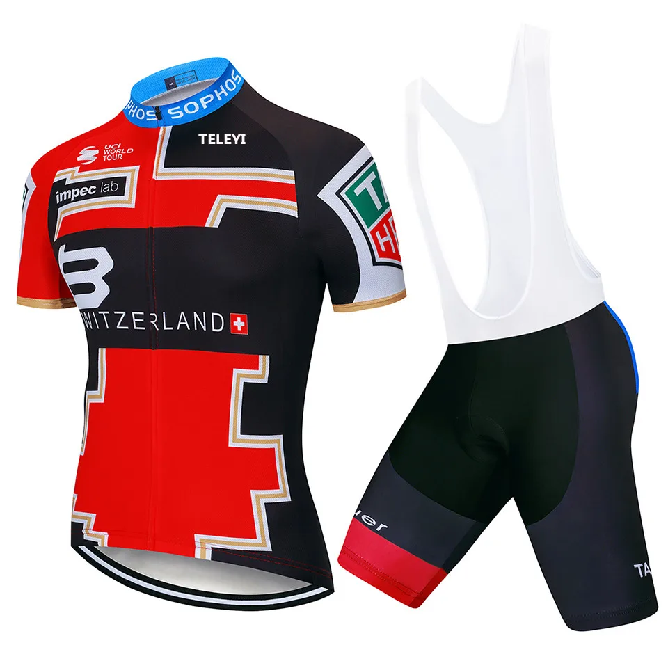 2018 فريق Switzerlands الدراجات جيرسي هلام سراويل البيك القصيرة روبا ciclismo رجل الصيف الجافة سريعة ركوب الدراجات مايوه في Culotte الملابس