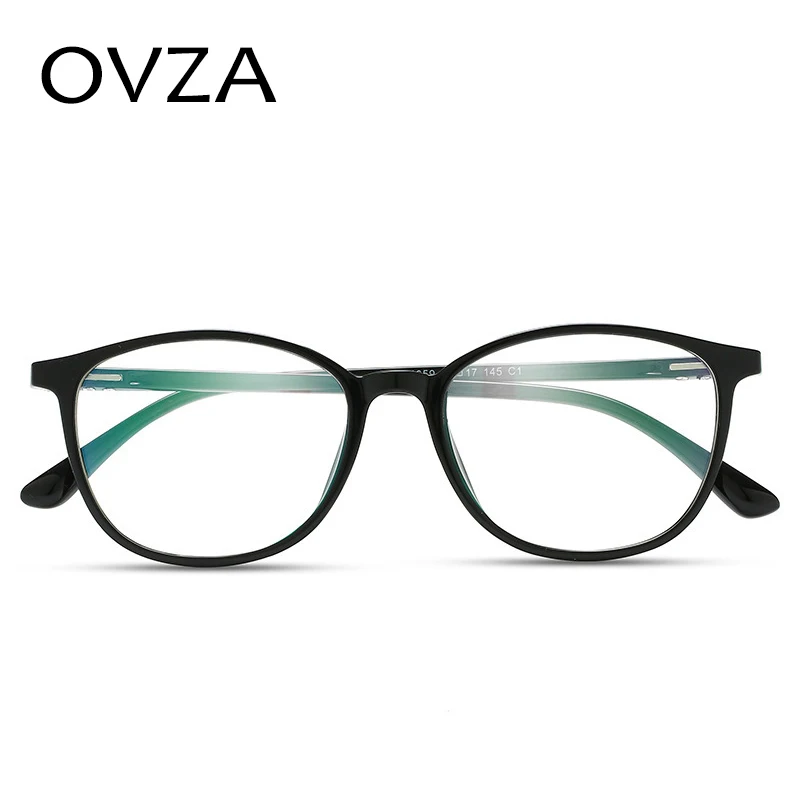 

OVZA Fashion Anti Blue Light Glasses Anti Radiation Computer Goggle Glasses Womens Ultra-light Tr90 Frames Glasses Mens S3066