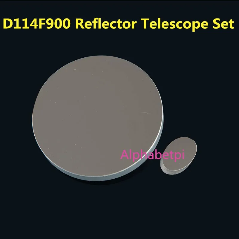 

D114F900 Newton Reflective Object Primary and Secondary Lens Focusing Lens Secondary Lens Astronomical Telescope DIY