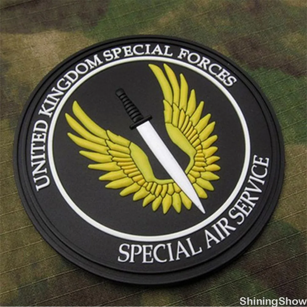Британская армия S. A. SAS специальный воздушный сервис UKSF спецназ 3D ПВХ крюк петля