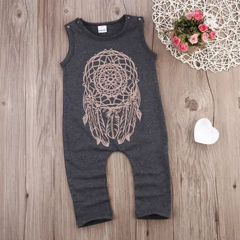 

Toddler Kids Baby Boys Girls Print Romper Jumpsuit Playsuit Outfits Clothes Baby Zomer Kleding Body Dla Dziewczynek Body Baby