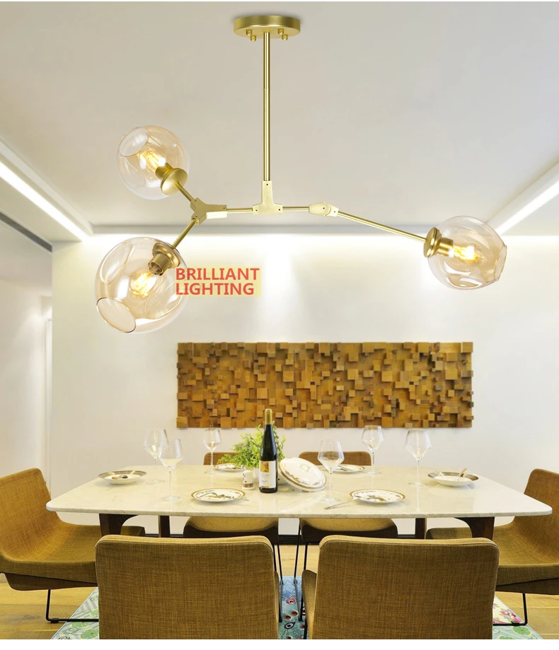 Art Deco Chandelier Lighting Fixtures For Living Dining Room Lustre Led Luminaria Chandeliers 6
