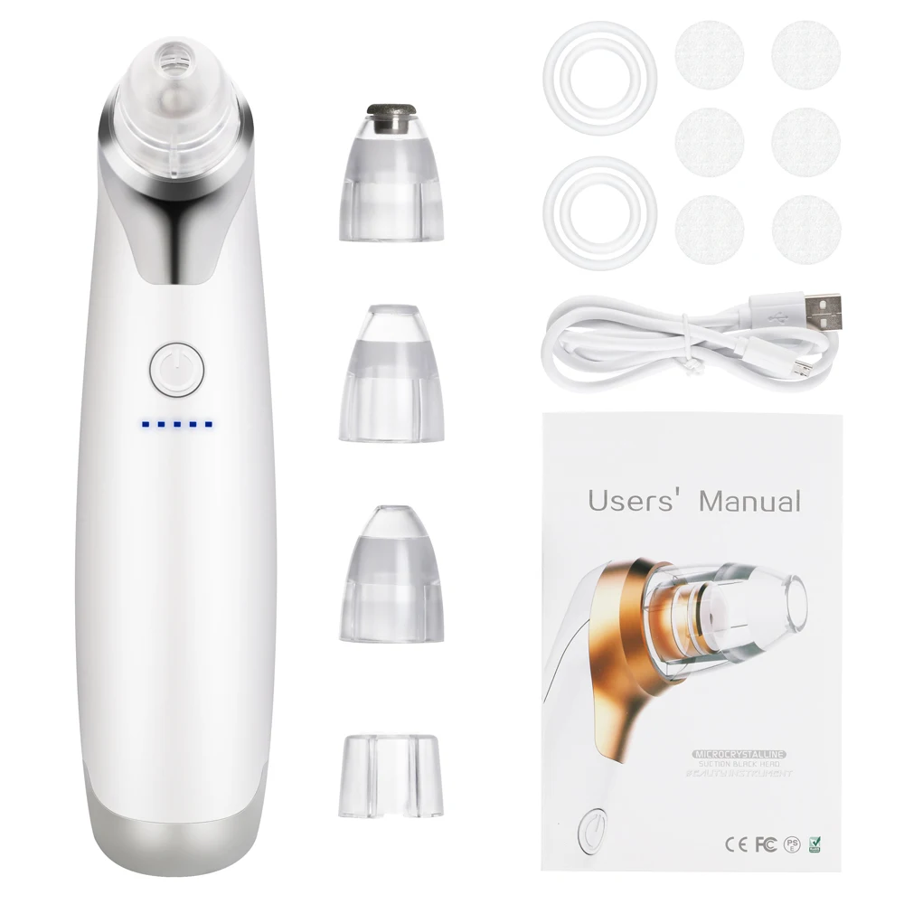 

Konmison Electric Blackhead Remover Suction Pore Vacuum Cleaner Facial Blackhead Removal Tool Comedo Remover Blackhead Extractor