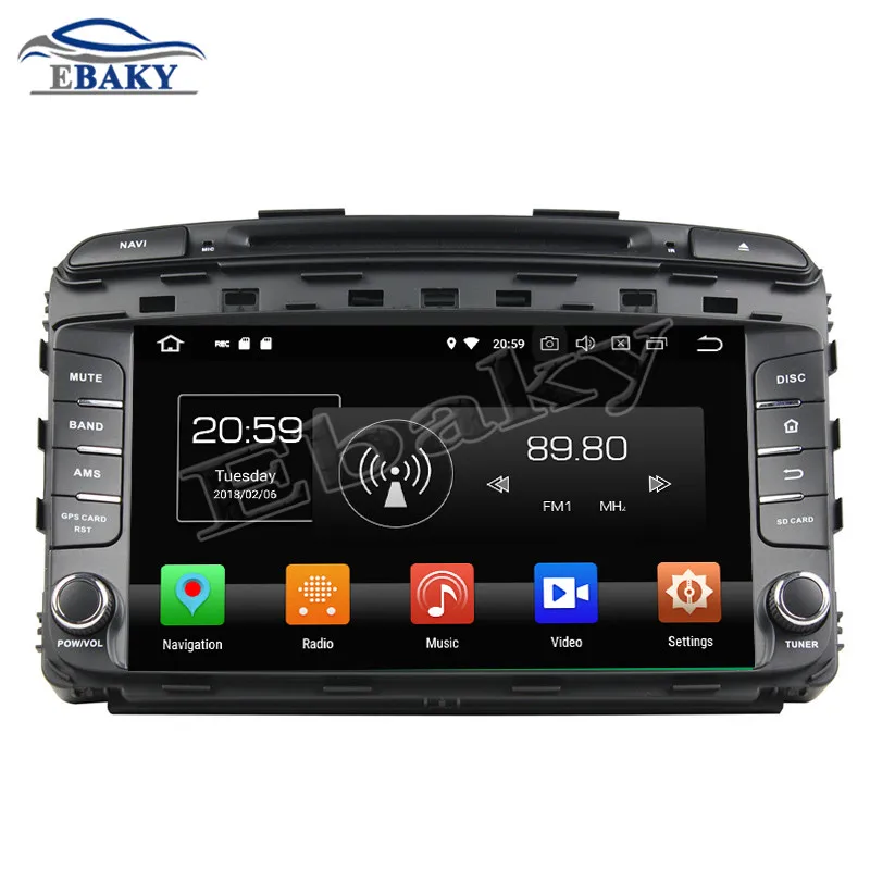 Top NaviTopia 9inch 4GB RAM 64GB ROM Octa Core Android 9.0 Car DVD Player For KIA SORENTO 2015/Bluetooth/GPS 9