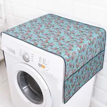 55*130 см водонепроницаемый чехол для стиральной машины с цветочным рисунком, Домашний Органайзер для холодильника, органайзер,, чехол