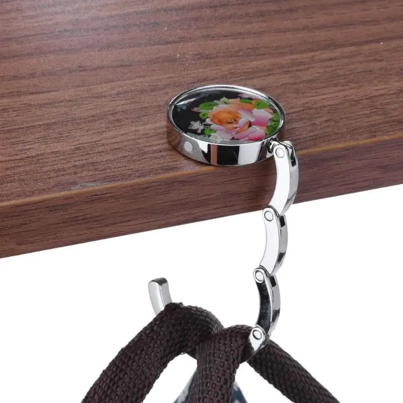 Buy Table Handbag Hook Portable Foldable Folding Table