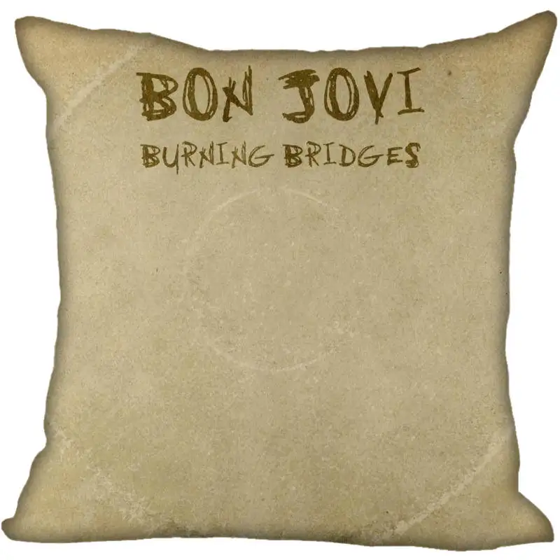 Горячая Распродажа, наволочка Bon Jovi 33X33 см, 40X40 см(с одной стороны) Домашние наволочки - Color: Pillowcase 1