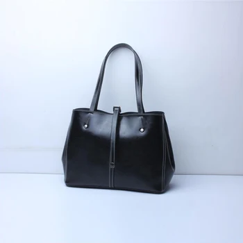 

High Quality Genuine Leather Women Bag Lady Handbag Shoulder Bags Casual Zipper Messenger Bags Genuine Leather Bag Brand Tote