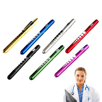 

1 Pcs Diagnostic First Aid Nurse LED Penlight Portable Flashlight Pen Light Torch Emergency TB Sale