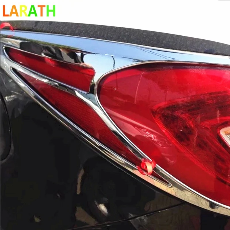Для Hyundai ix35 2013 2014 2015 хром передние и задние фары лампы отделкой рамка декоративный