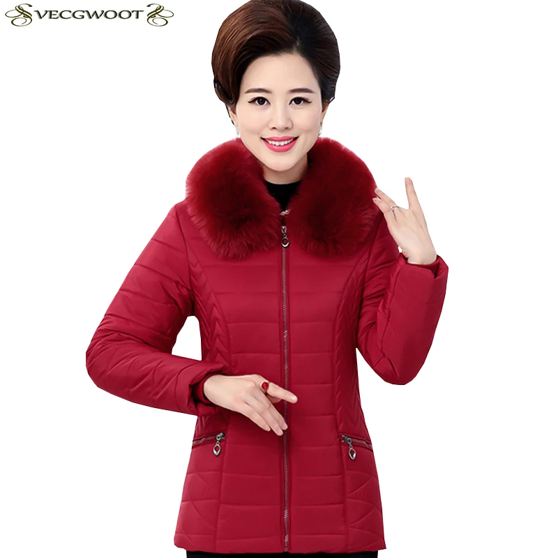 New Winter Plus velvet Warm Wadded jacket Women Solid