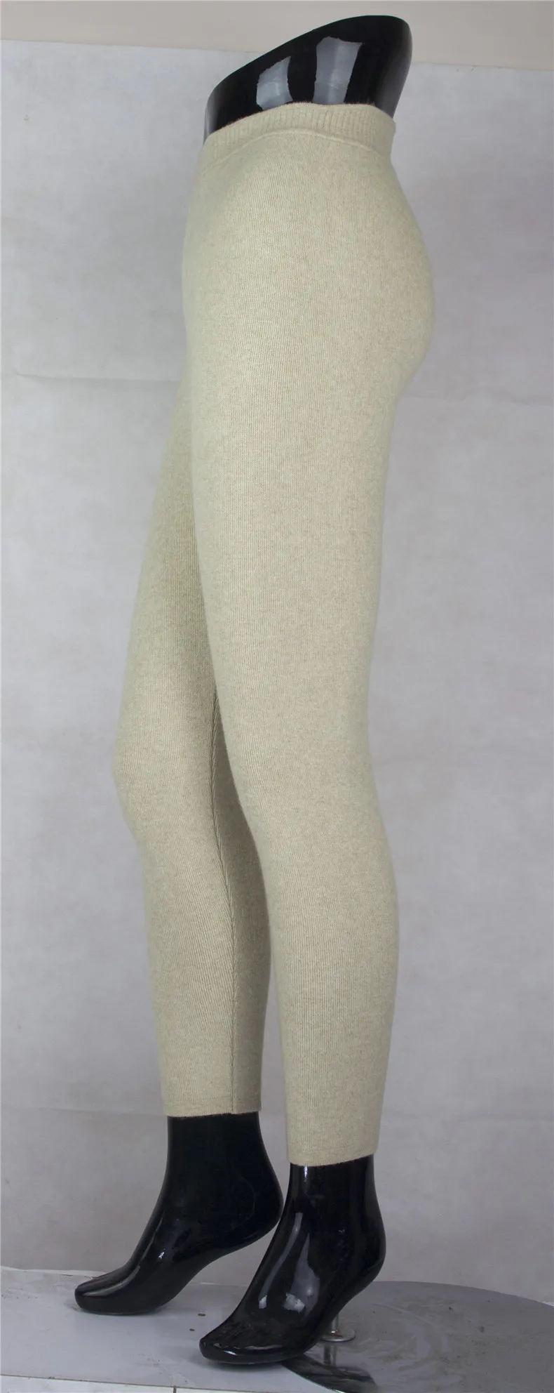 Xjxks Высокое качество Женщины пят брюки зимние теплые M-XXL шерсть дна леггинсы носить внутри женские брюки 1623