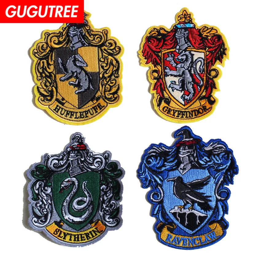 

GUGUTREE embroidery patches harry potter patches badge patches for T-shirts,hats patch,appliques,badges,clothes