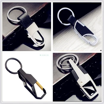 

leather Metal Car Key Ring Chain Keychain for Volvo S90 XC90 XC XC70 V70 S80 Estate You Universe C30 S80L C70 V50 S40