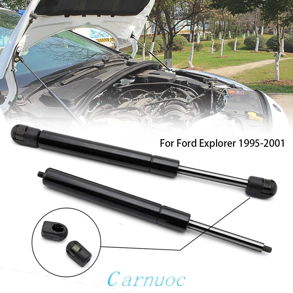 Pair For Ford Explorer 1995-2001 Front Hood Gas Spring Lift Support Strut Shock
