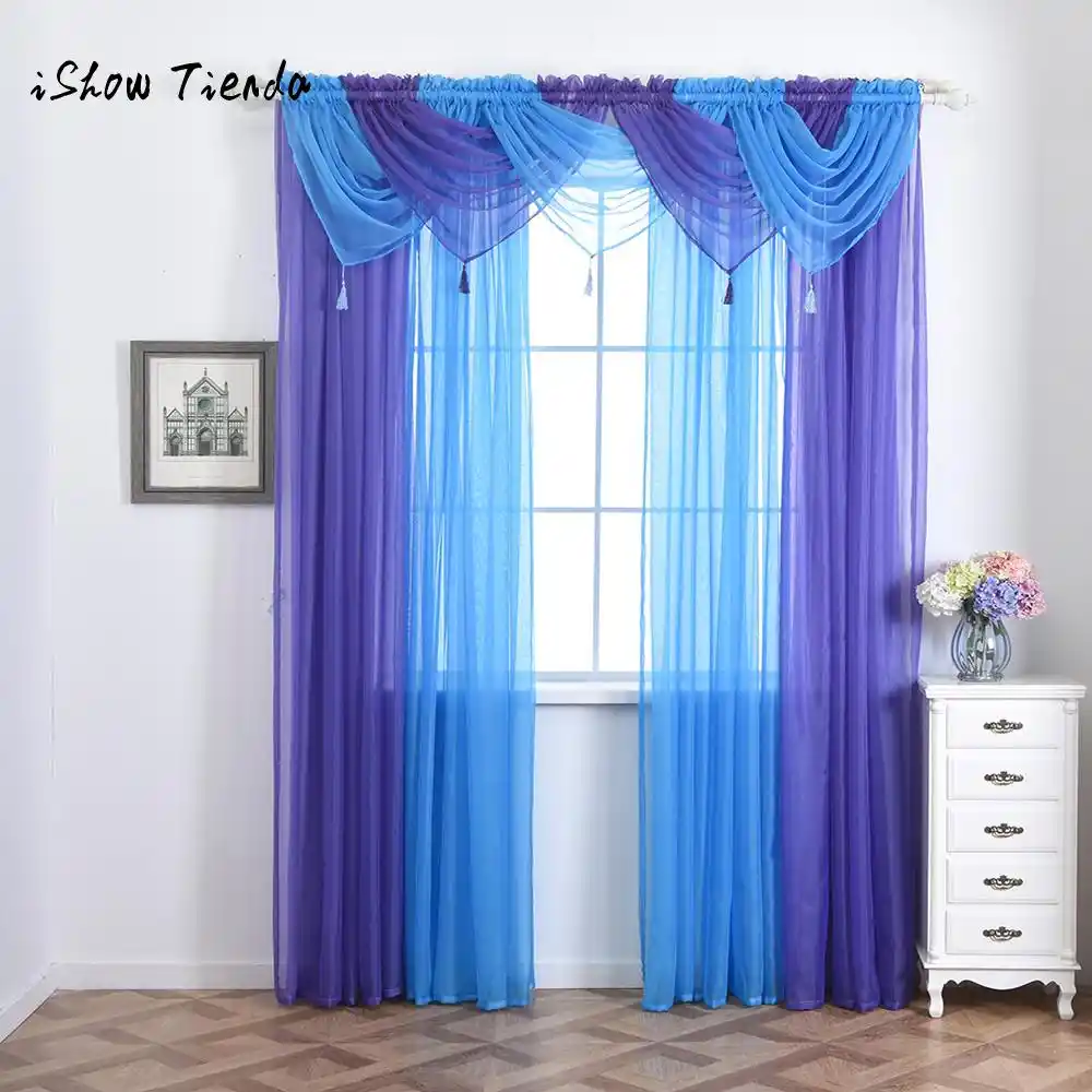 Pelmet Valance Voile Curtain Swags All Colours Net Curtains