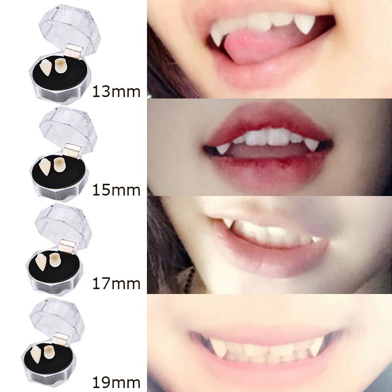BYFRI Halloween False Teeth Zanne Denti per Cosplay Halloween Tema del Partito