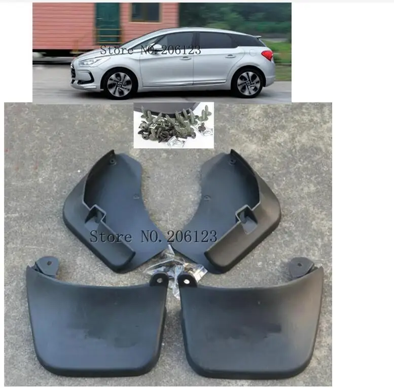 

Car Mud Flaps For Citroen DS5 / DS 5 C940373/C940374 2011-2015 Mudflaps Splash Guards Mud Flap Mudguards Fender
