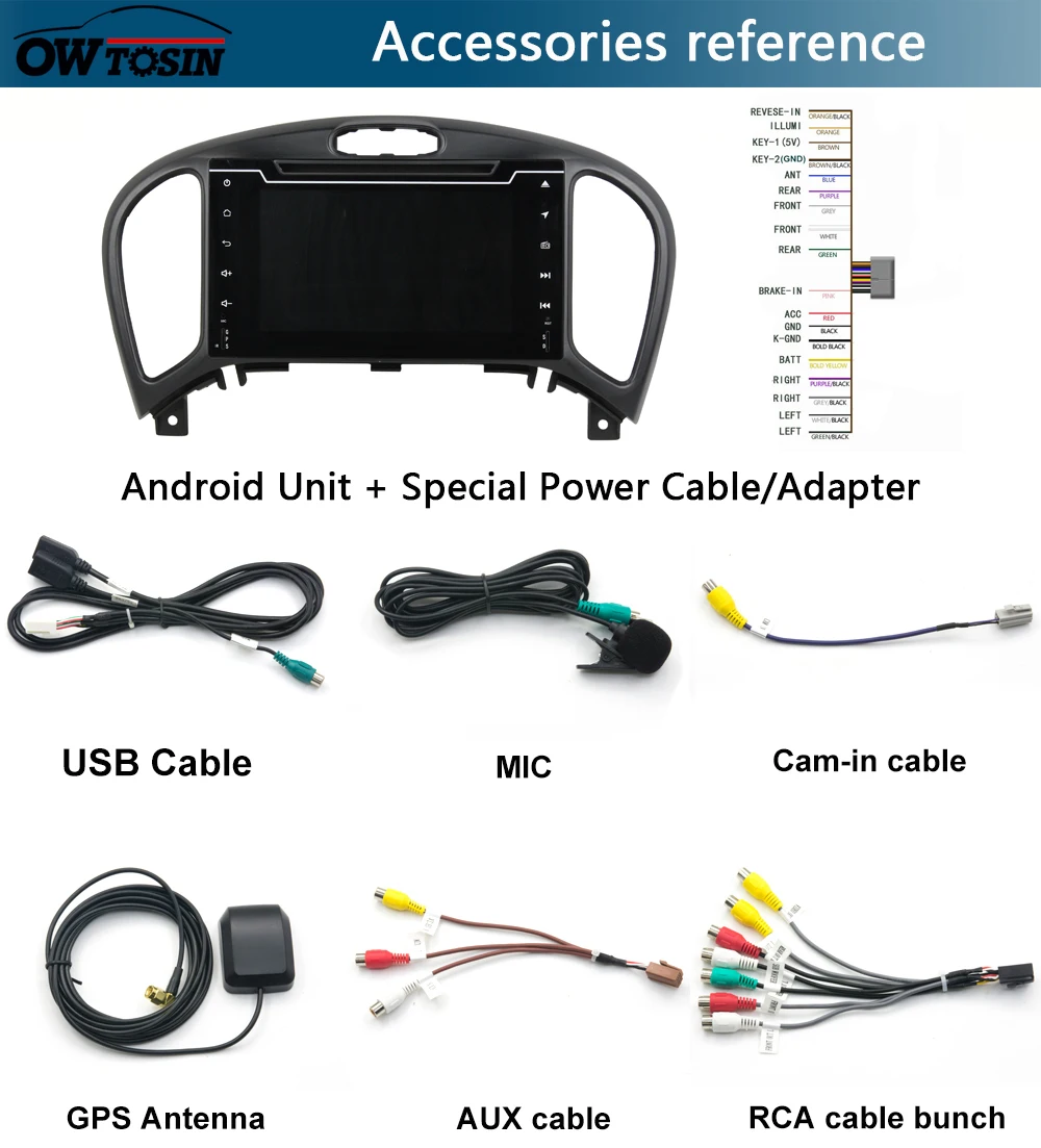 Cheap 7"IPS 1920*1080 8Core 4G RAM+64G ROM Android 9.0 Car DVD Player For Nissan Juke 2004 2005 2006-2016 DSP Radio GPS Parrot BT Adas 14