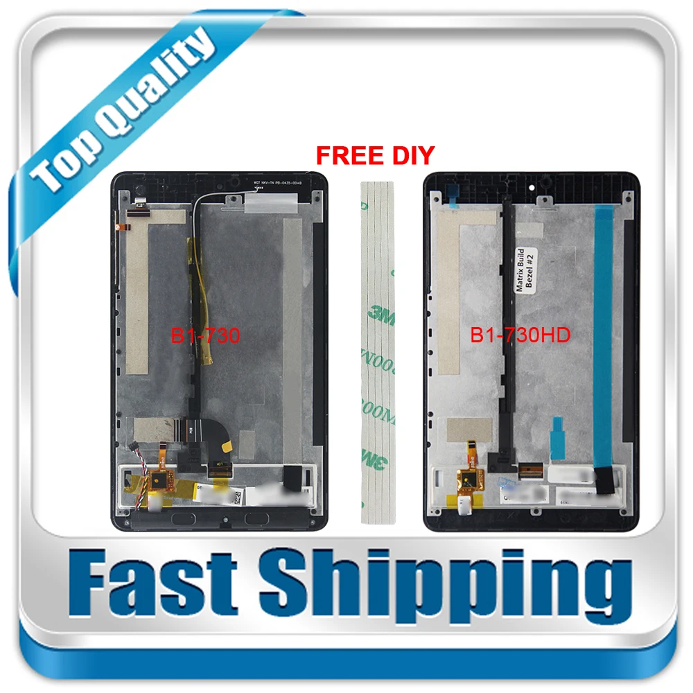 New For Acer Iconia One 7 B1-730 9cm B1-730HD 9.5cm Replacement LCD Display Touch Screen+Frame Assembly 7-inch Black цена New For Acer Iconia One 7 B1-730 9cm B1-730HD 9.5cm Replacement LCD Display Touch Screen+Frame Assembly 7-inch Black цены онлайн