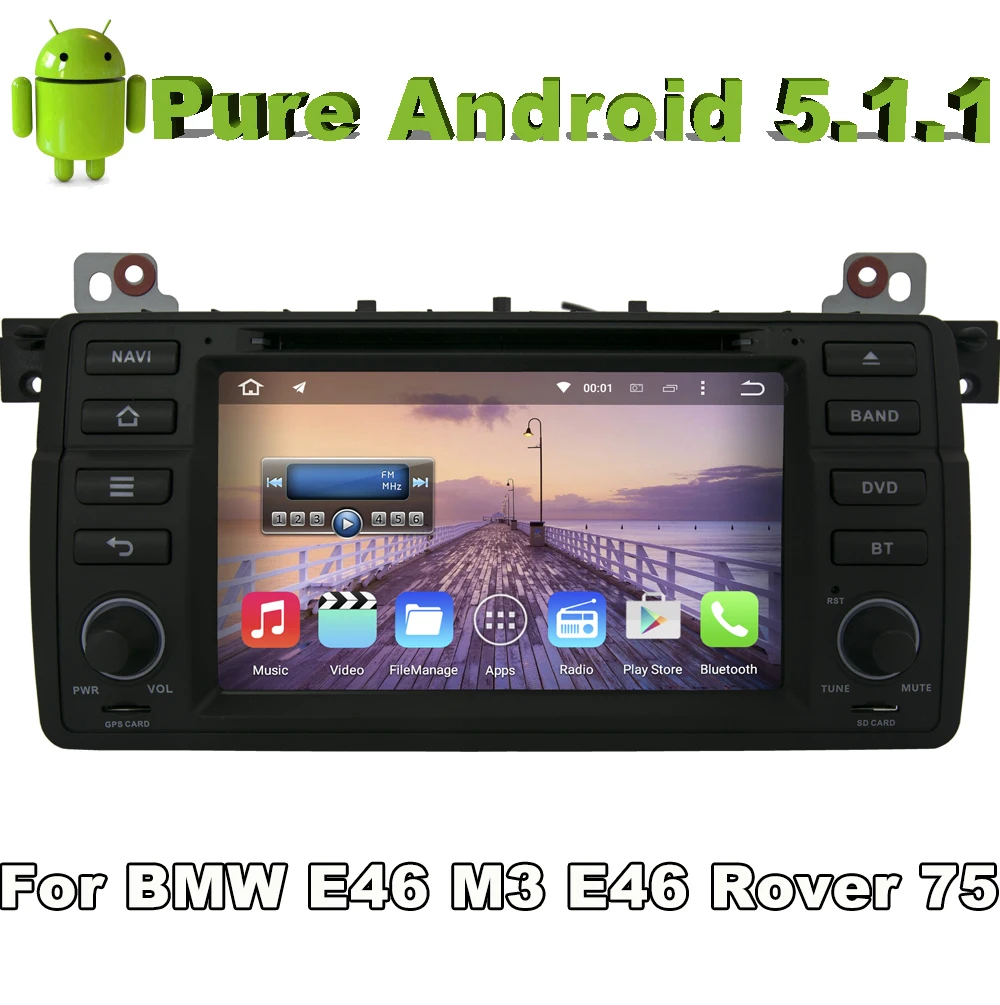 android 5.1 quad core car audio dvd automotivo for BMW 3