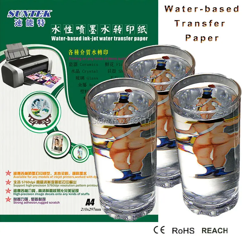 CE/RoHS/REACH Certificate Water Slide Transfer Printing Paper For Inkjet Printer | Канцтовары для офиса и дома