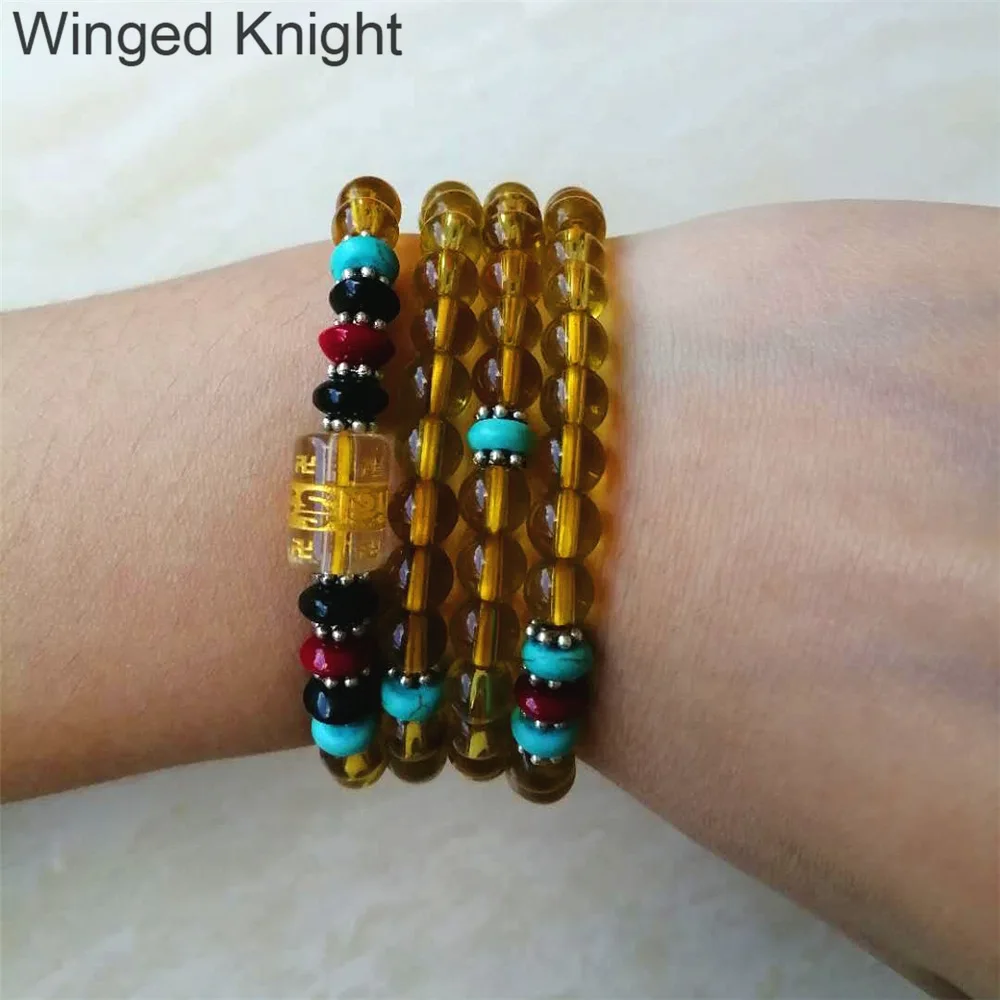 

Attractive women bead hand string crystal bracelet