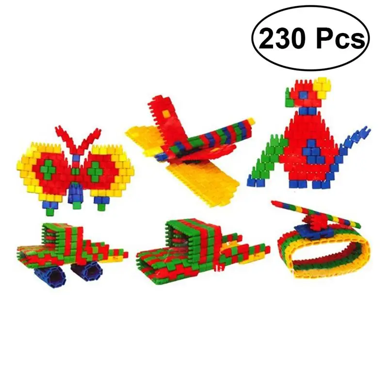Buy Kids Creative DIY Rocket Shape Building Blocks Toy