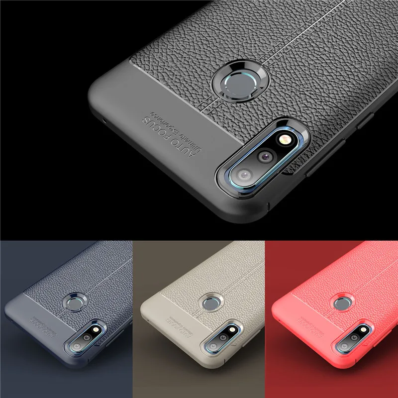 

For Asus Zenfone Max Pro M2 ZB631KL ZB633KL Leather Texture Soft TPU Case For Zenfone Max Pro M1 ZB601KL ZB602KL Frosted Cover