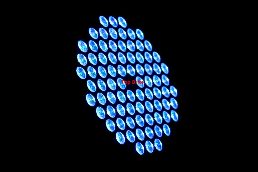 12 шт./лот Eyourlife 80X1 Вт Высокая яркость Светодиодные par-прожекторы света RGB полноцветная диско лампа освещение для сцены Luces Дискотека лазер DMX