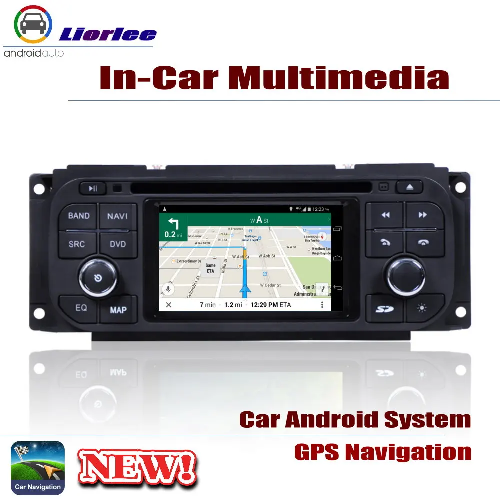 Perfect Auto Navigation For Chrysler Caravan For Dodge Caravan 2001~2007 Android Multimedia Player DVD Radio Stereo AMP AUX WIFI Screen 2