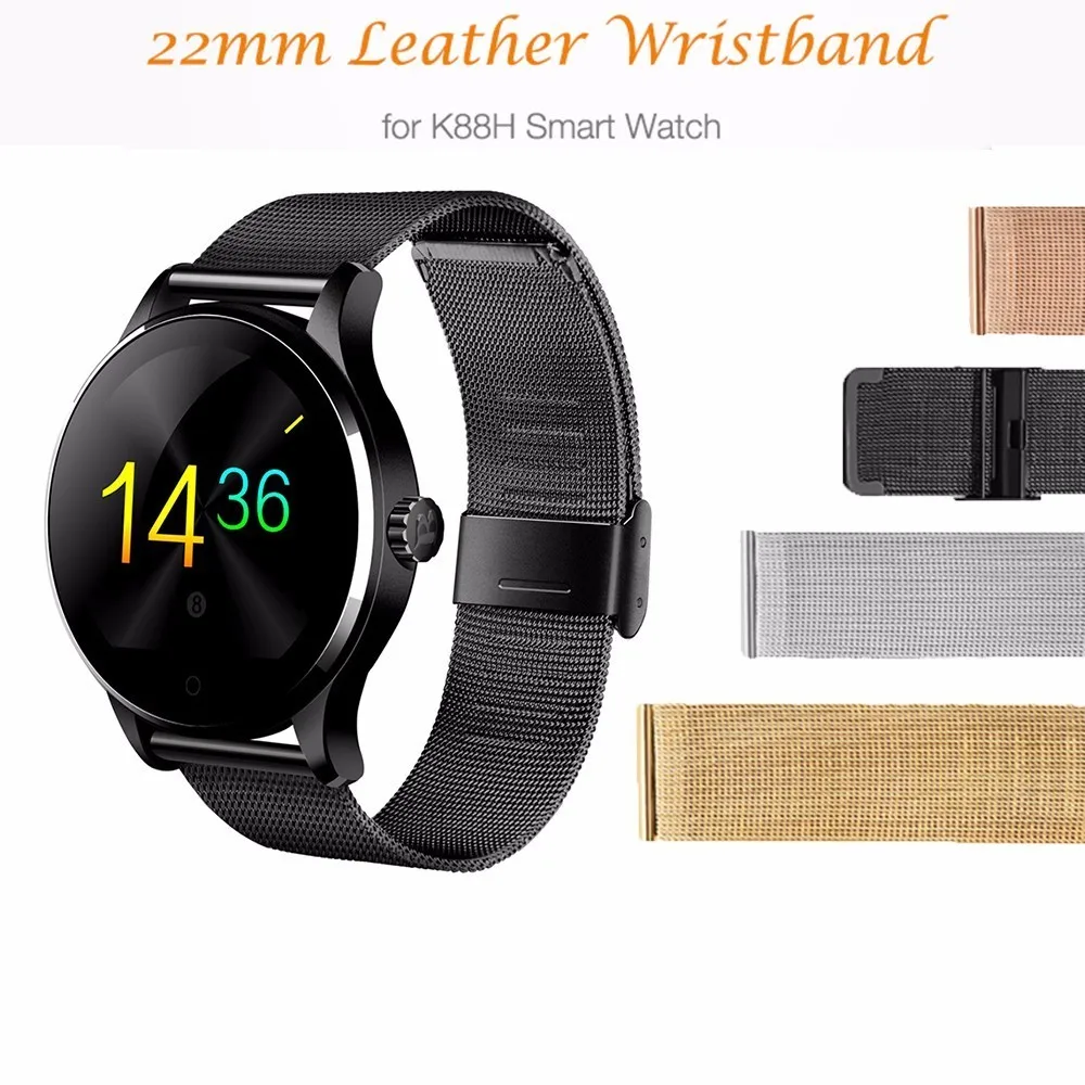 k88h stainless steel smartwatch