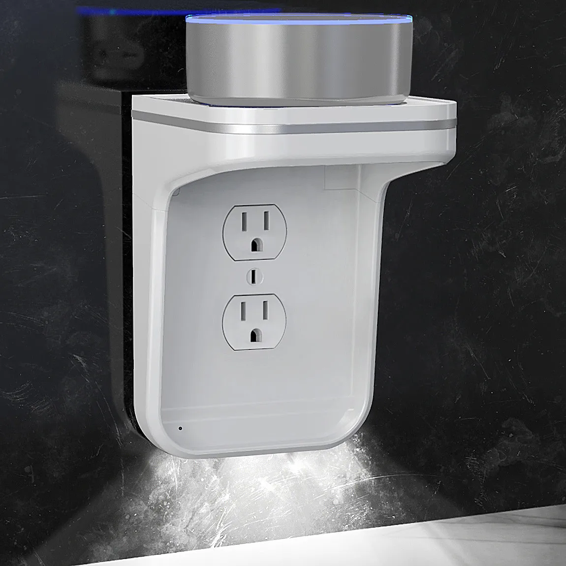 Полка для настенной розетки HIPERDEAL полка зарядки крышка светодиодной Google Home Amazon Echo