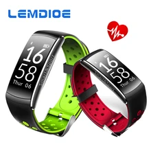Lemdioe Q8 Smart Band IP68 водонепроницаемый смарт-браслет Heart Rate SmartBand фитнес-трекер умный Браслет Носимых устройств часы
