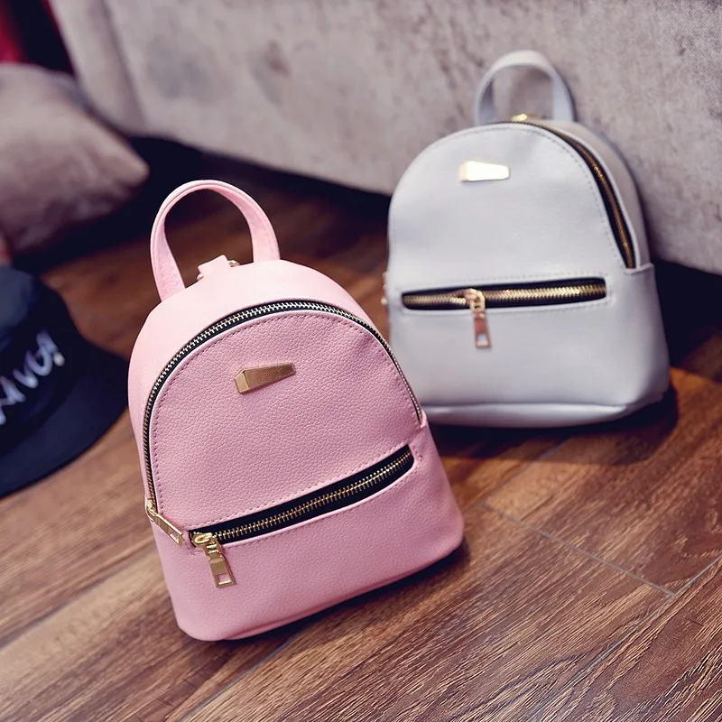 Small Fashion Rucksack Hotsale Women Shopping Purse Ladies Joker Bookbag Travel Bag Student school Backpacks Mini Women Backpack 7