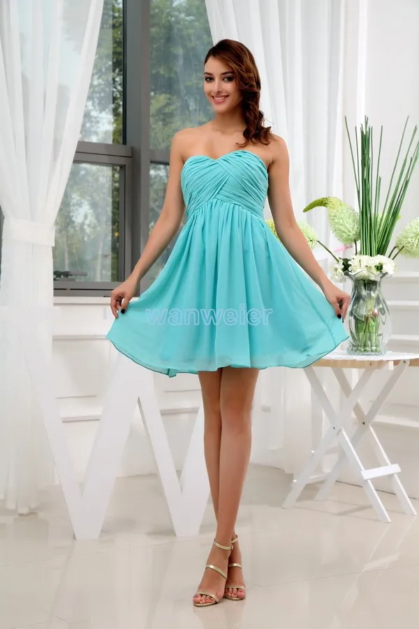 free shipping modest 2019 new gown  pleat aqua green 