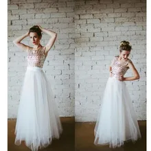 Pure White Tulle Long Skirts Wedding Party Maxi Skirts High Quality Satin Waist A Line Floor Length Skirts Custom Made