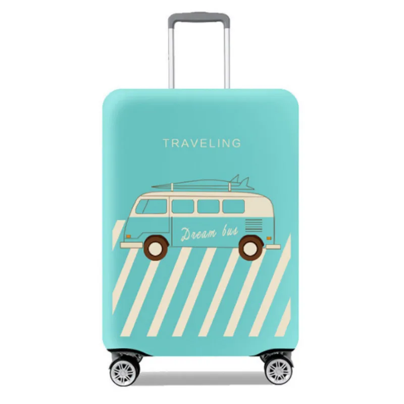 Дорожный защитный чехол на чемодан эластичный стрейч дорожная тележка для багажа пылезащитный чехол Аксессуары для путешествий