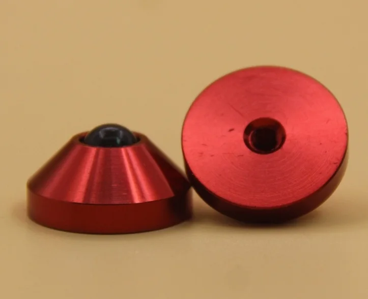 Mechanical keyboard metal  Anodized CNC Aluminum Cone Feet alu support  pad 104 best office keyboard