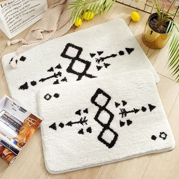 

Thick Water Absorption Carpet Welcome Doormat Bedroom Floor Mats Anti-slip Hallway Kitchen Rugs Toilet Front Door Mats