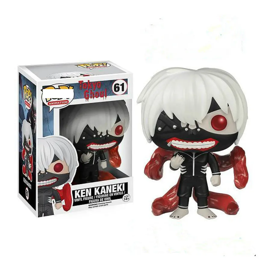 Аниме Tokyo Ghoul фигурка 61 #10 см Q версия канеки Кен ПВХ Коллекционная модель игрушки