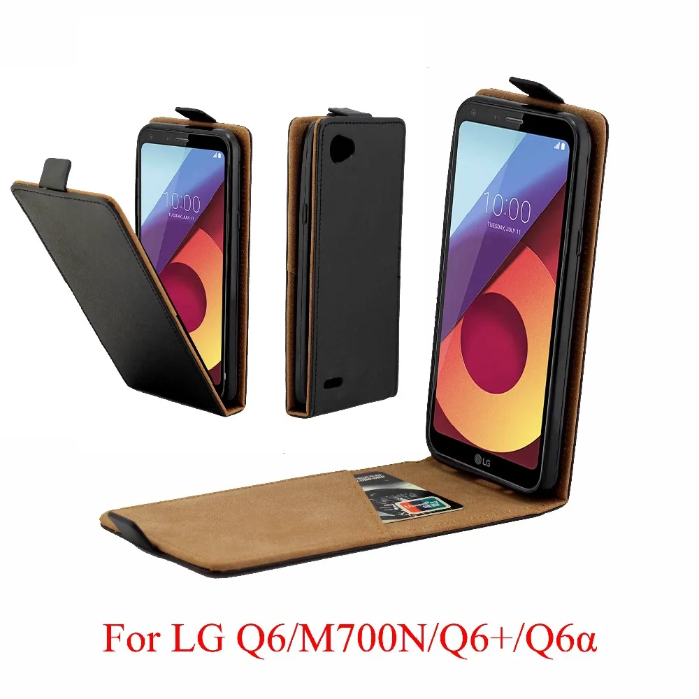 

For LG Q6 alpha Q6a Q 6 Cover Luxury PU Leather Flip Case For LG Q 6 Plus Q6Plus Q6+ M700A M700 Vertical Open Down Up Cover