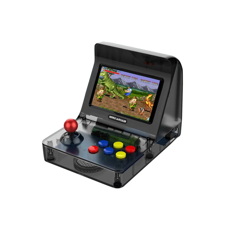 Портативная ретро мини портативная игровая консоль 4,3 дюймов Аркада 64bit Классическая семейная видео Игровая приставка встроенный 3000 игр