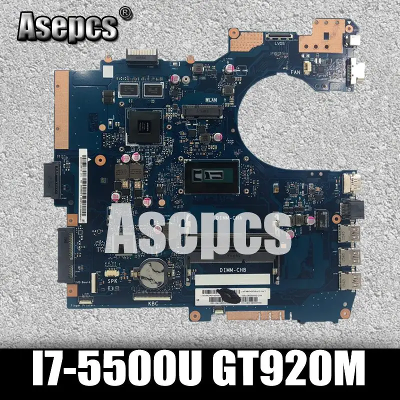Asepcs P552LA_LJ материнская плата для ноутбука ASUS P552LA P552LJ P552L P552 Тесты оригинальная материнская плата 4G-RAM I7-5500U GT920M
