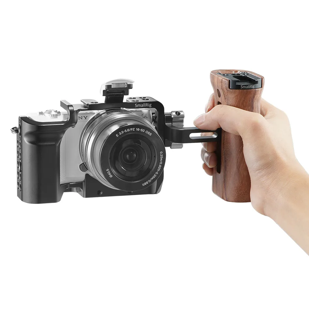 SmallRig A5000 клетка для sony A5000/A5100 алюминиевый сплав клетка для крепления штатива быстросъемный Комплект расширения-2226